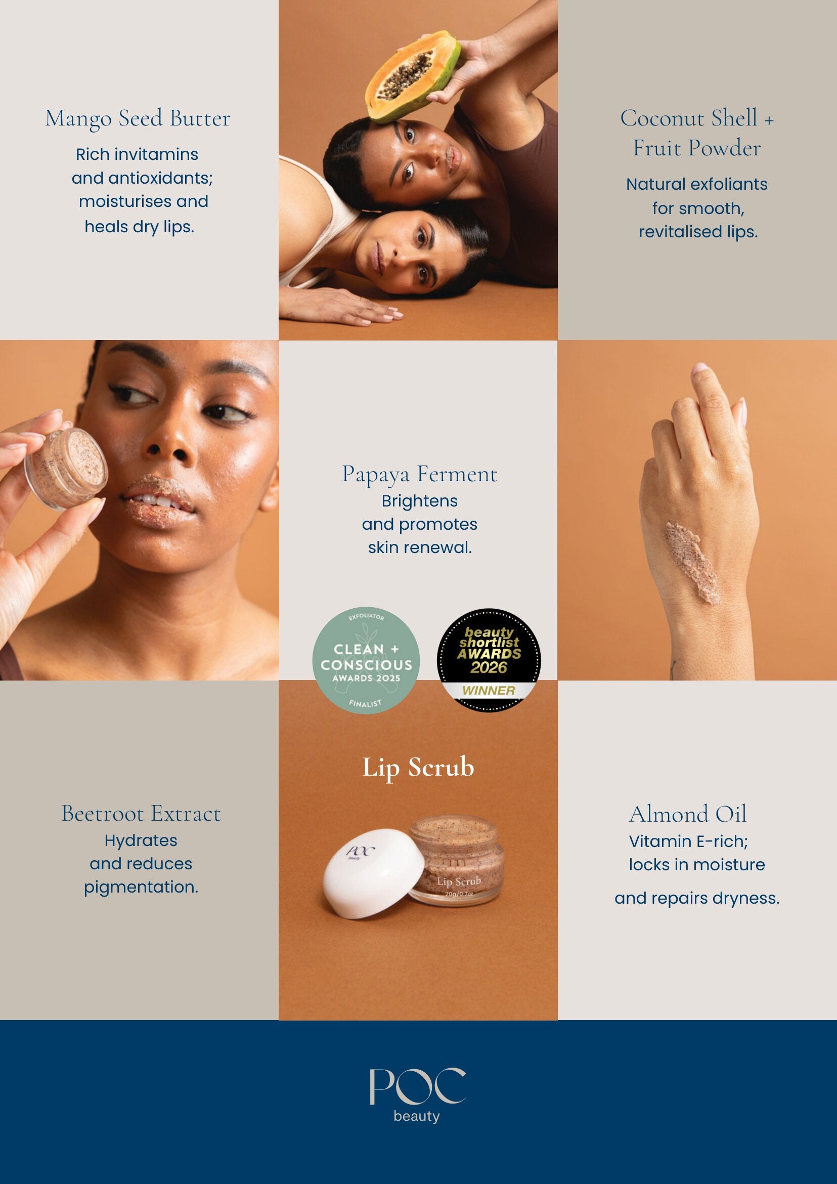 The Complete POC Beauty Ritual Set — Exfoliate · Brighten · Colour