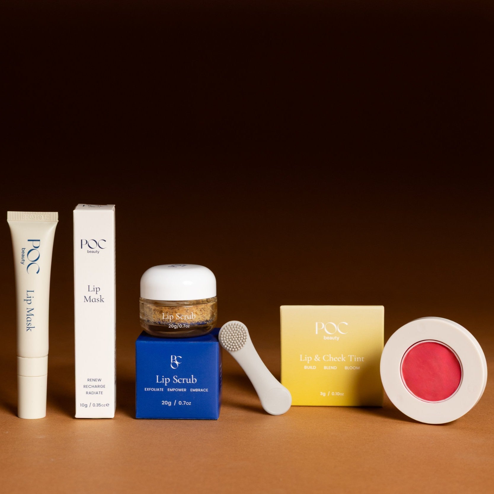 Radiance Ritual Set (Lip Scrub + Lip Mask + Lip & Cheek Tint )
